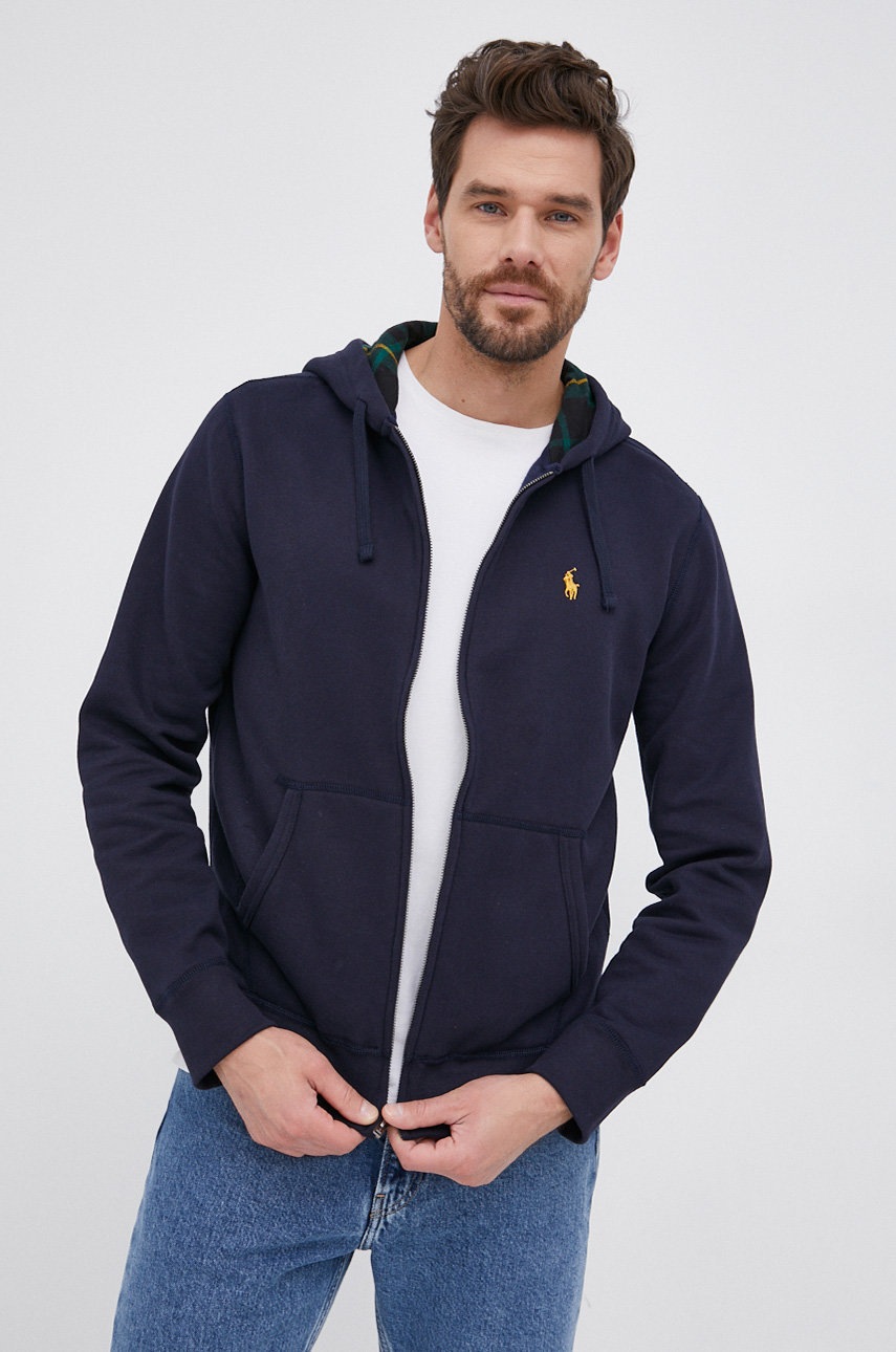 

Суичър Polo Ralph Lauren мъжки в тъмносиньо с апликация, Тъмносин