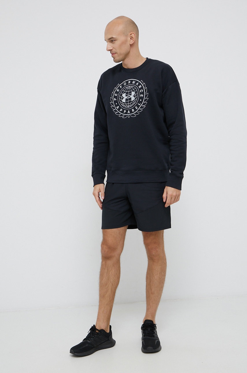 

Кофта Under Armour 1366298 чоловіча колір синій з принтом