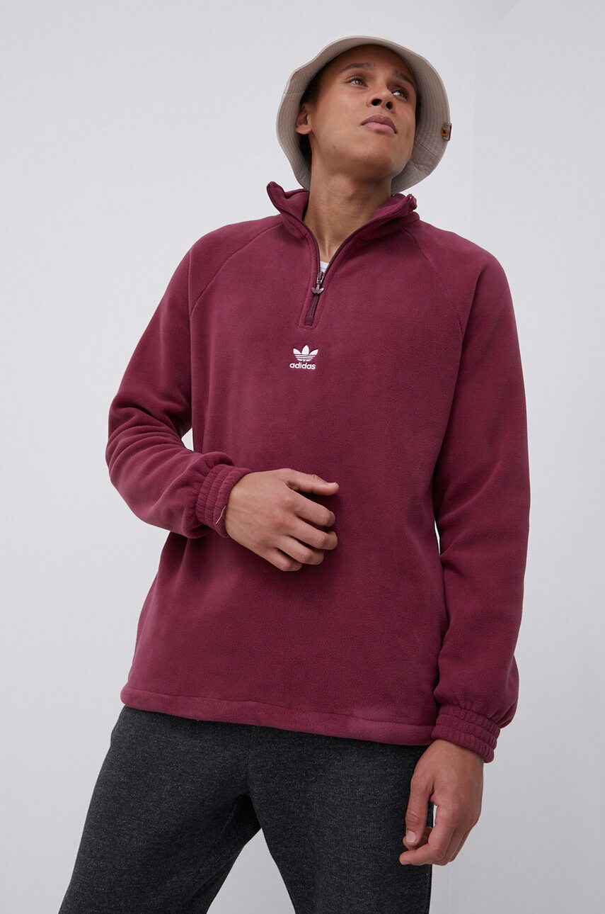 

Кофта adidas Originals мужская цвет фиолетовый с аппликацией