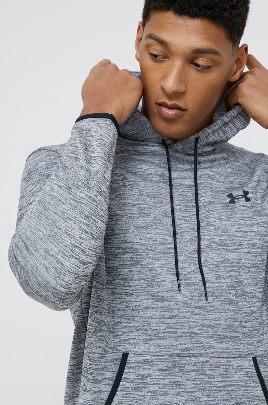 

Суичър Under Armour мъжки в меланж на сиво, Сив