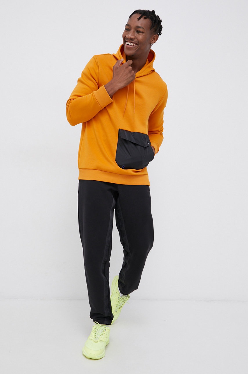 

Кофта adidas Performance чоловіча колір помаранчевий гладка