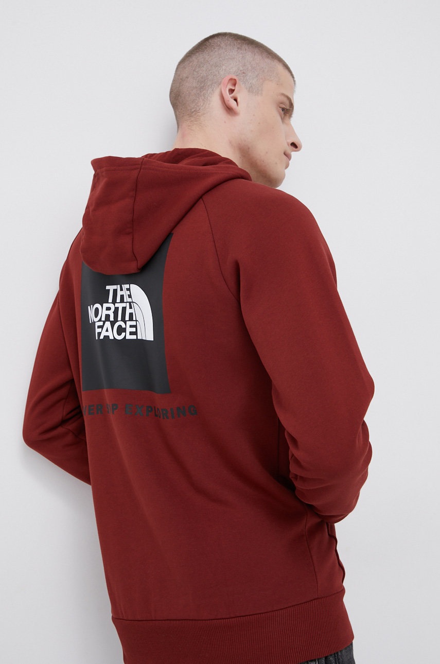 

The North Face - Памучен суичър, Кафяв