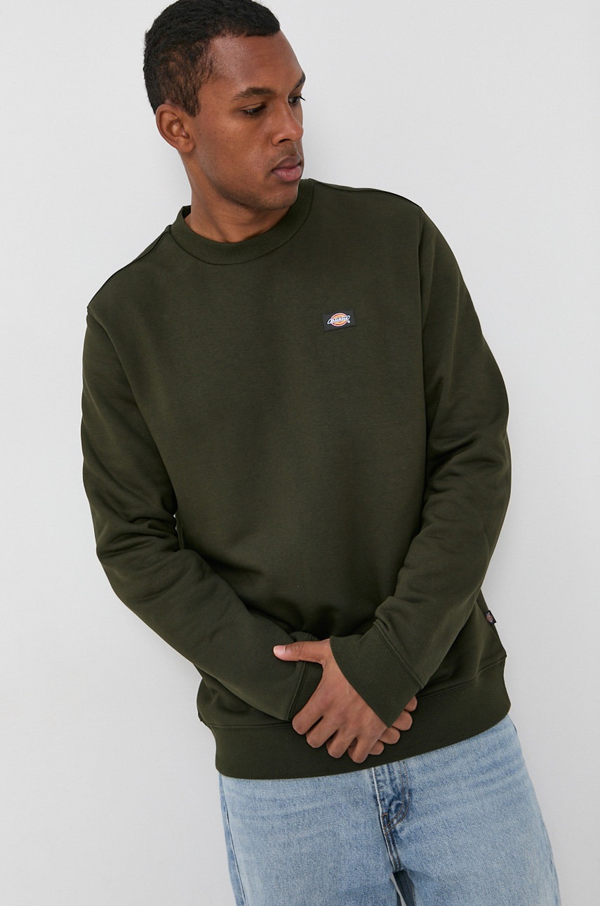 

Суичър Dickies мъжки в бежово с апликация, Зелен