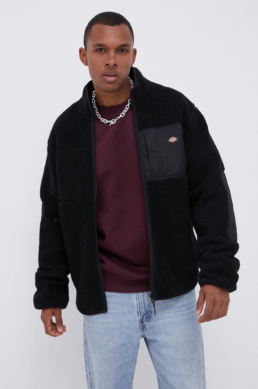 

Яке Dickies мъжко в черно с преходна изолация с уголемена кройка, Черен