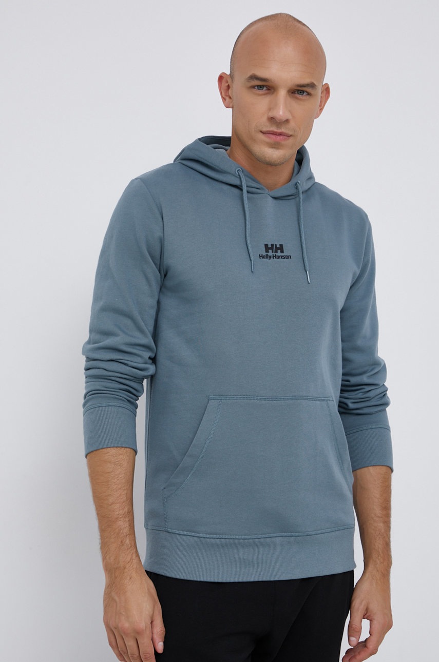

Суичър Helly Hansen мъжки с изчистен дизайн, Син