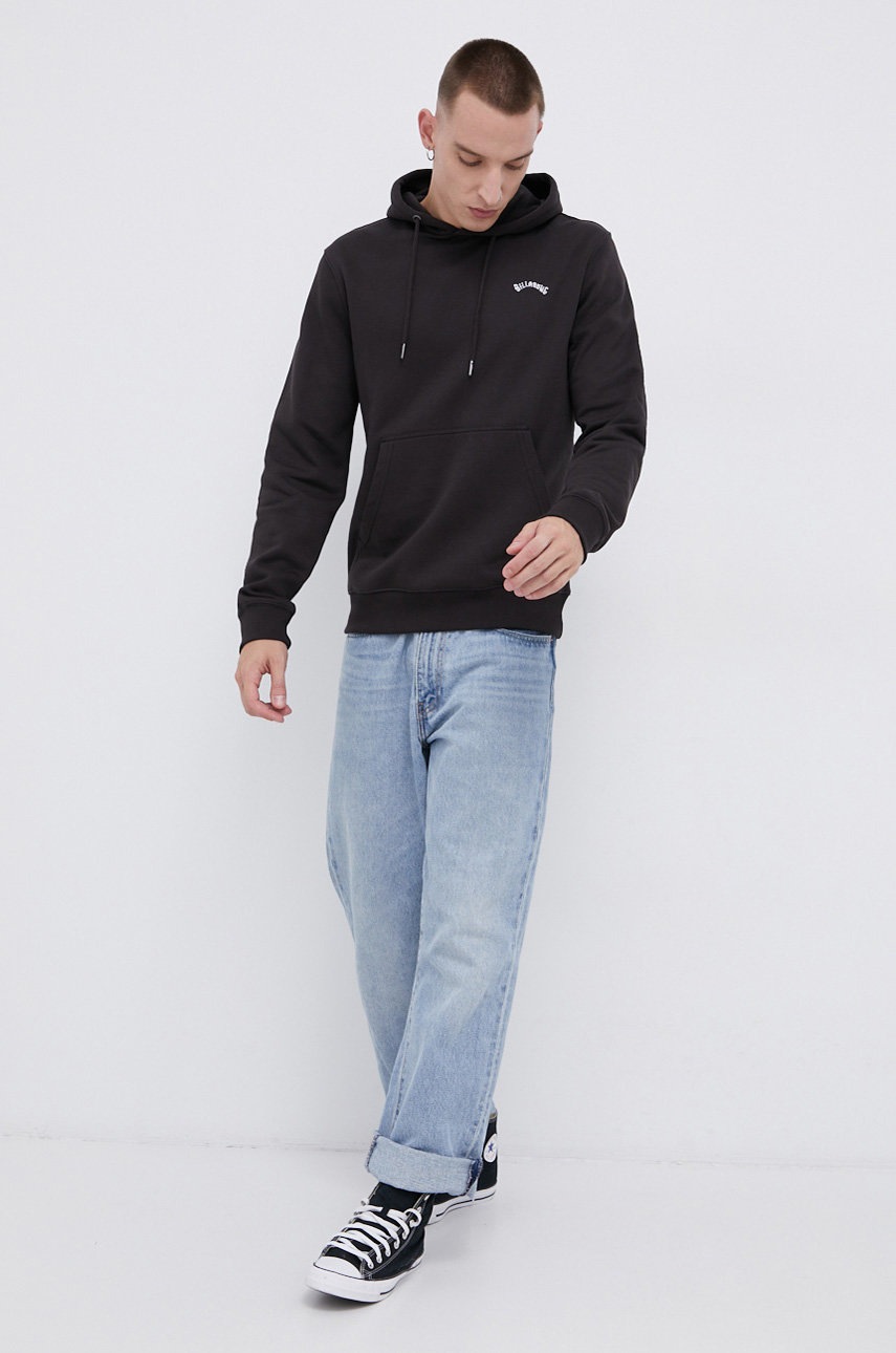 

Кофта Billabong мужская цвет чёрный с аппликацией