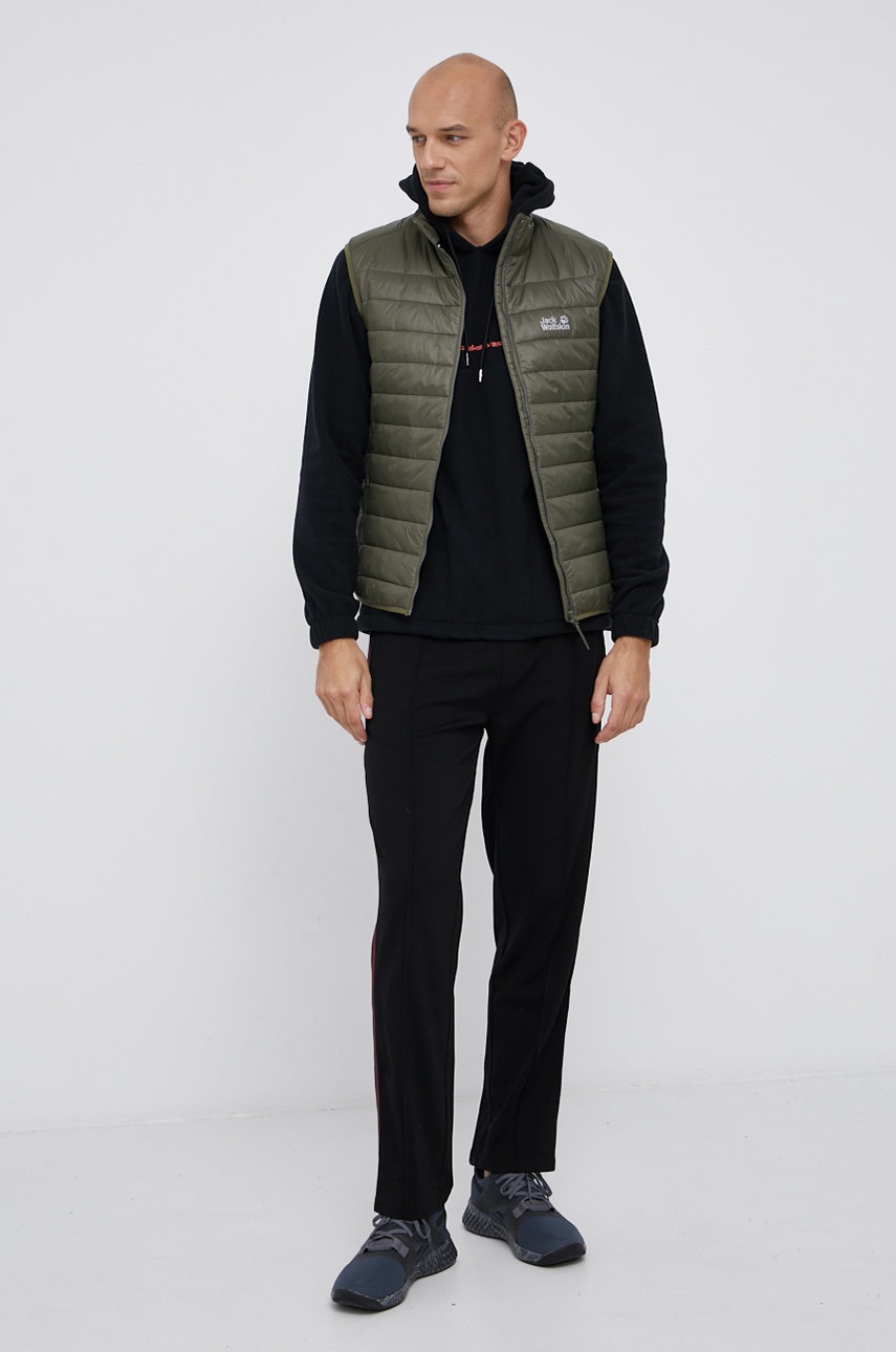 

Кофта Quiksilver чоловіча колір чорний гладка