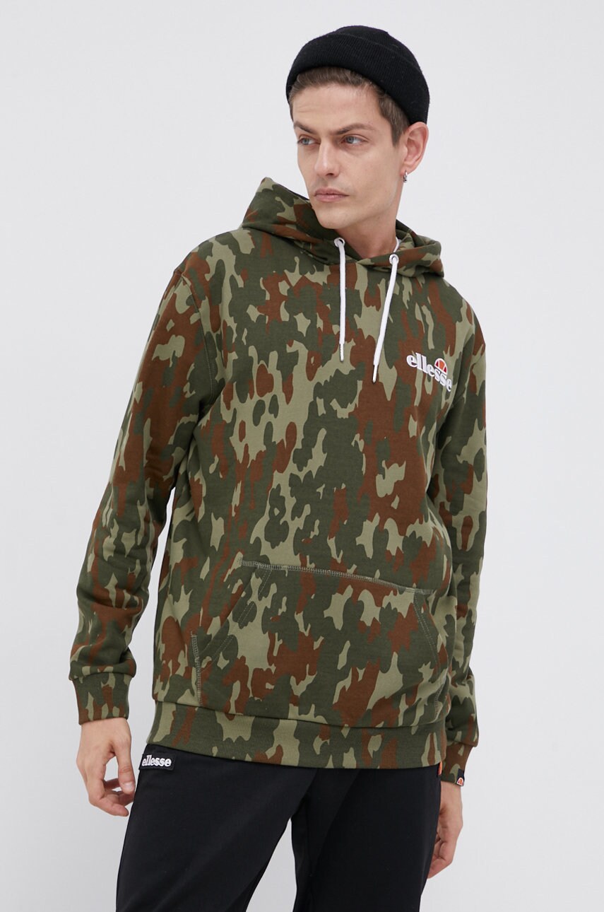 Ellesse bluză bărbați, culoarea verde, modelator