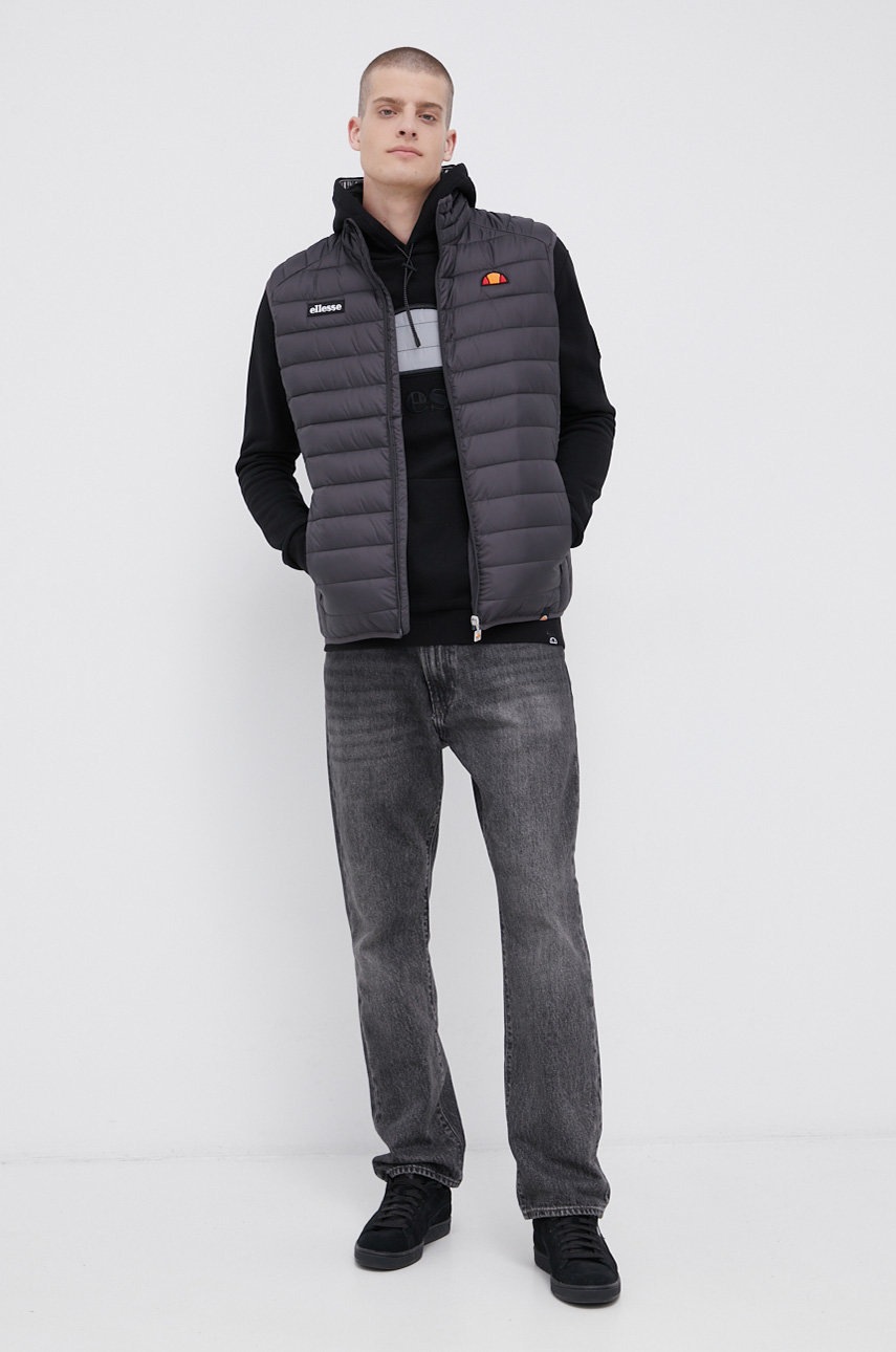 

Кофта Ellesse чоловіча колір чорний з аплікацією