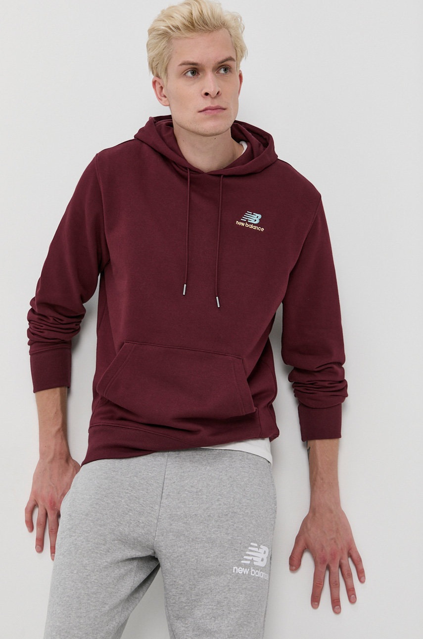 

New Balance - Суичър, Виолетов