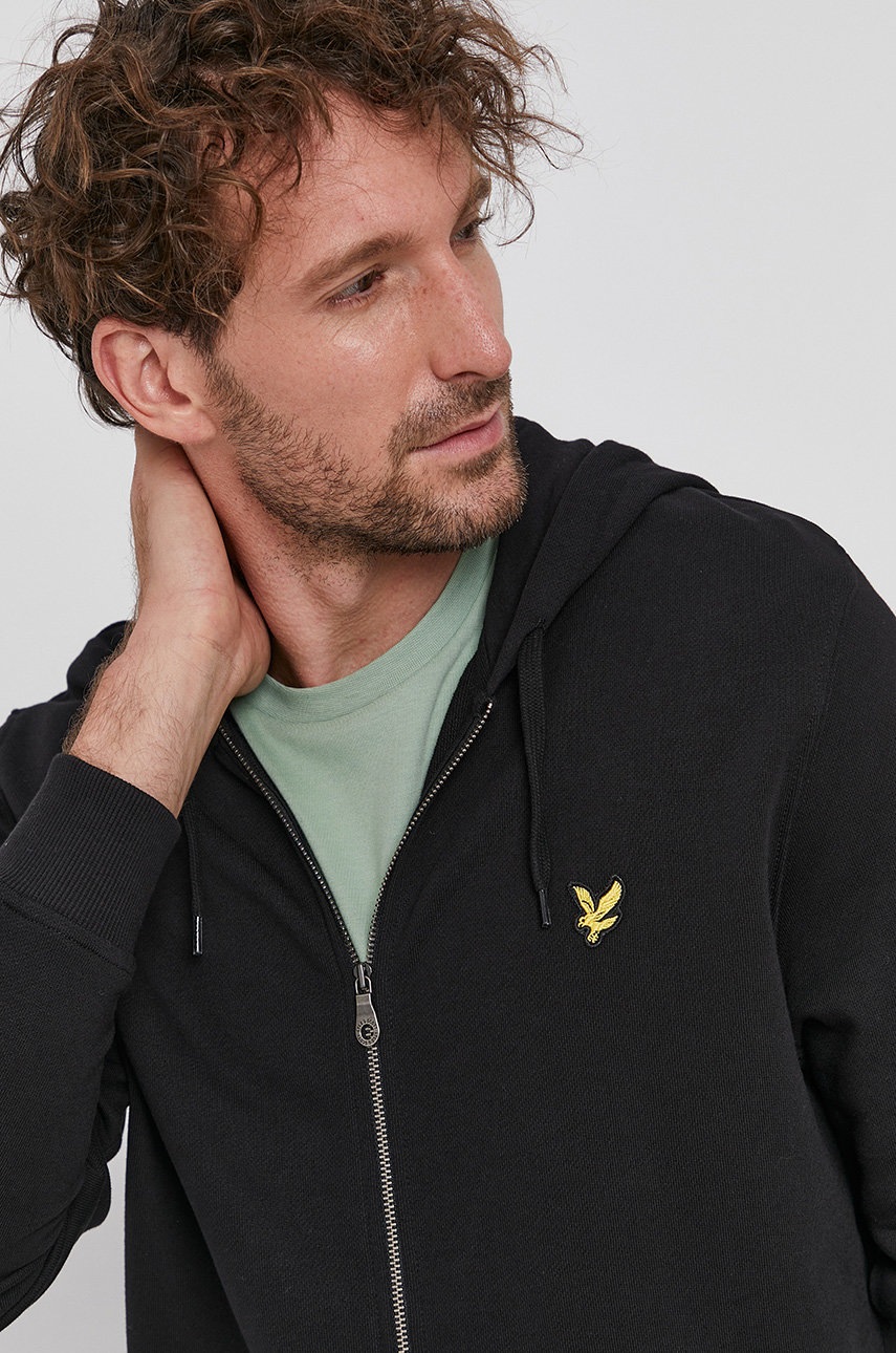 

Lyle & Scott - Памучен суичър, Черен