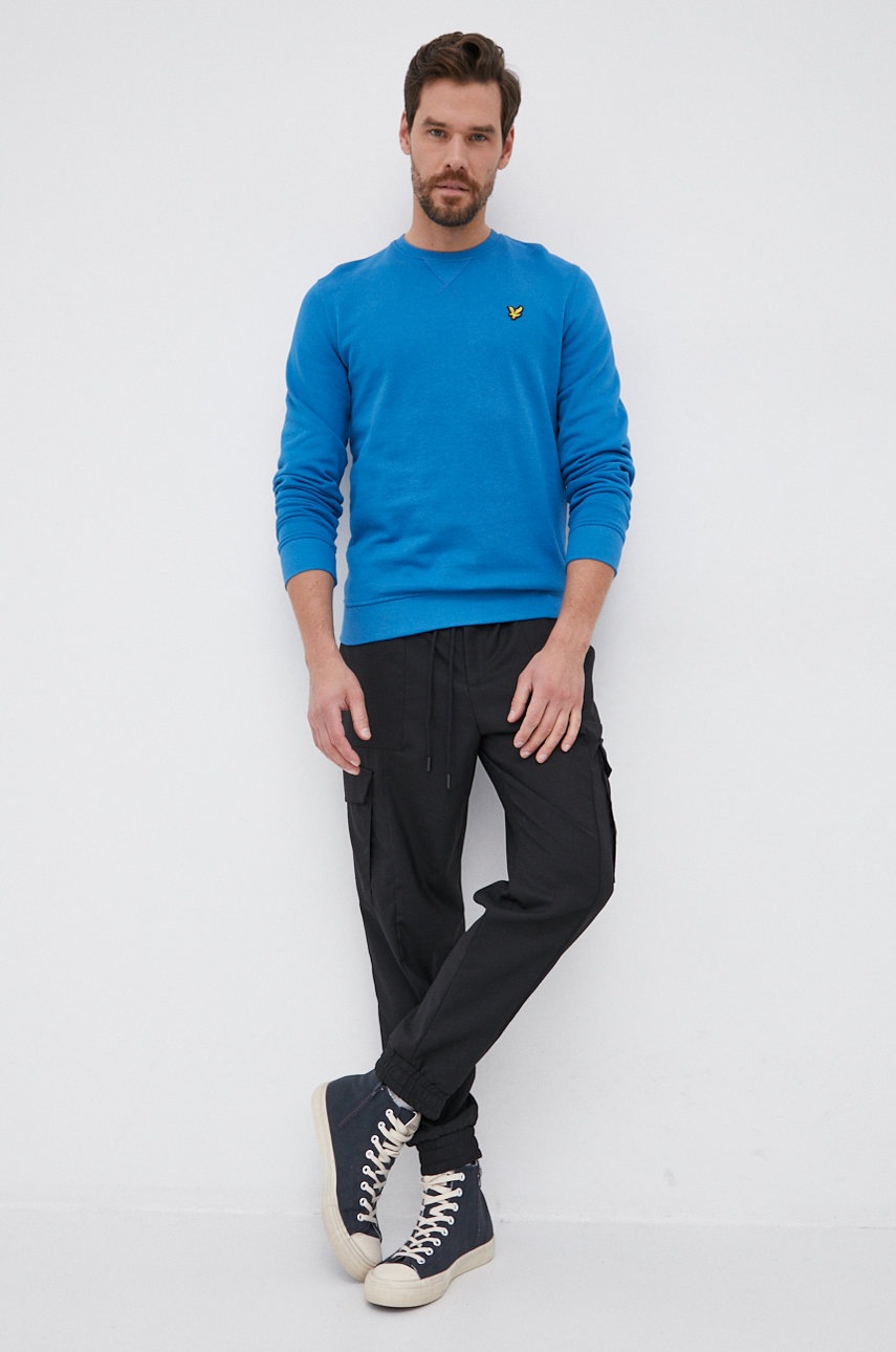 

Бавовняна кофта Lyle & Scott чоловіча гладка