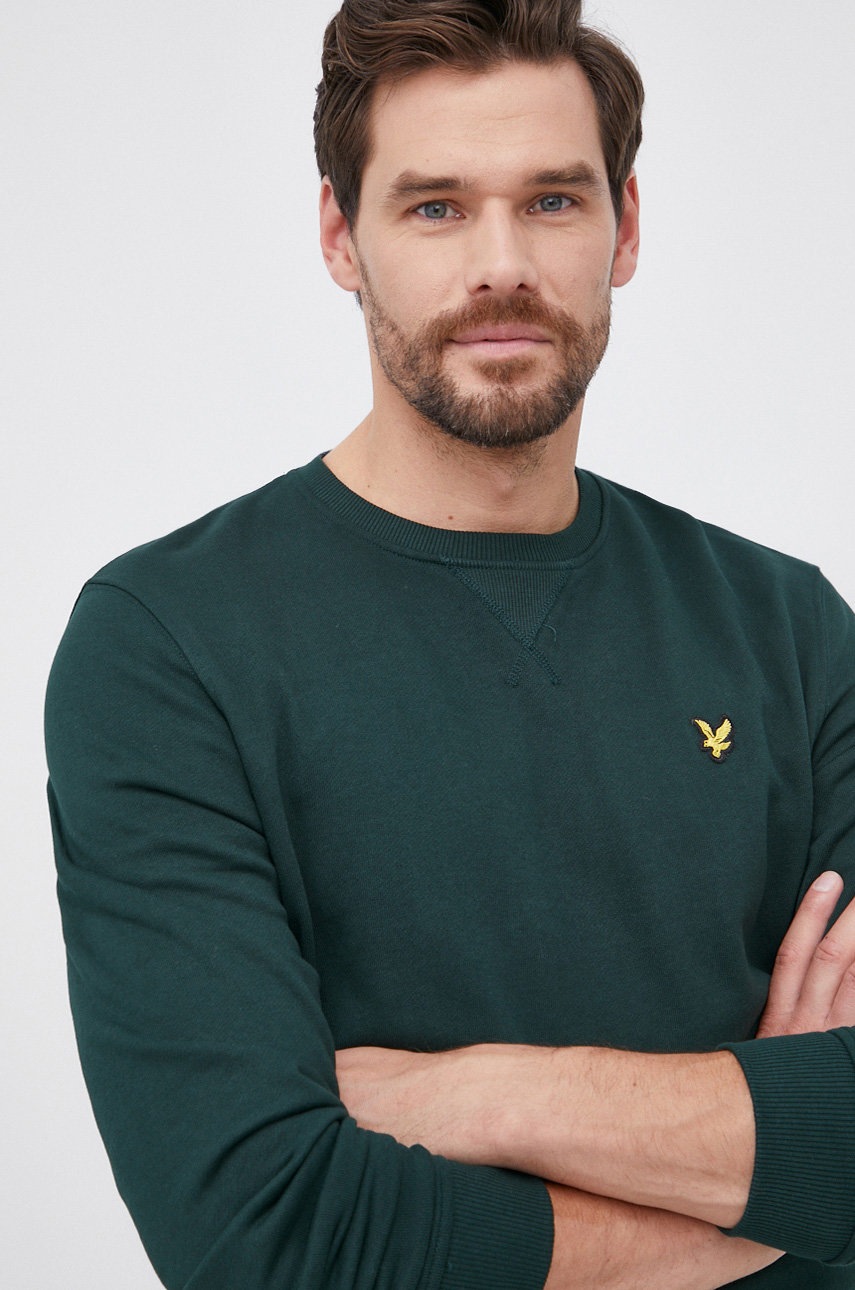 

Lyle & Scott - Памучен суичър, Зелен