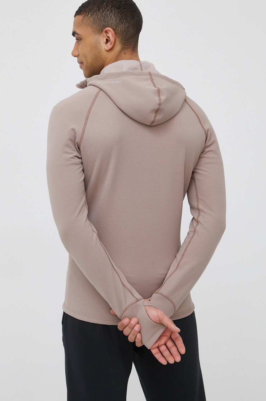 Αθλητική μπλούζα Houdini Mono Air χρώμα: μπεζ φωτογραφία