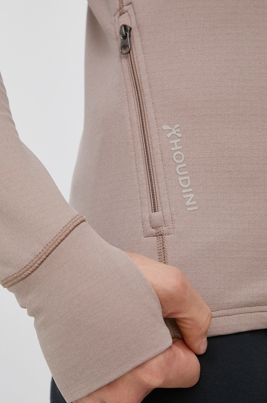 Αθλητική μπλούζα Houdini Mono Air χρώμα: μπεζ φωτογραφία