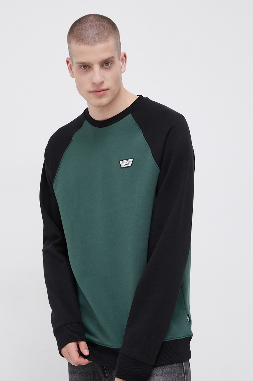 

Vans - Памучен суичър, Зелен