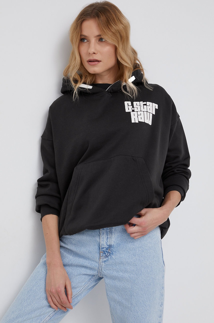 

Кофта G-Star Raw колір чорний з принтом