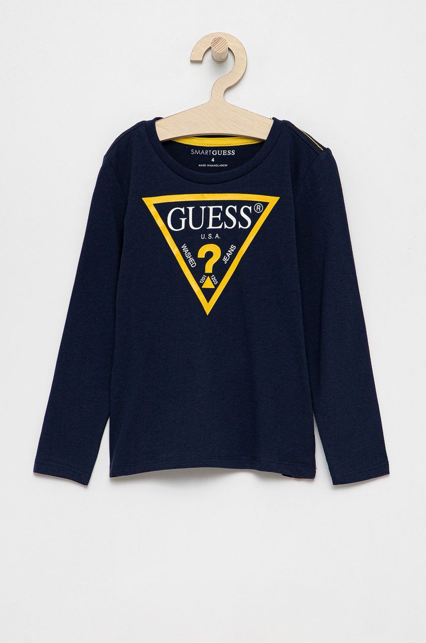 Детский лонгслив Guess цвет синий с принтом в Киеве Детский лонгслив Guess цвет синий с принтом в Киеве