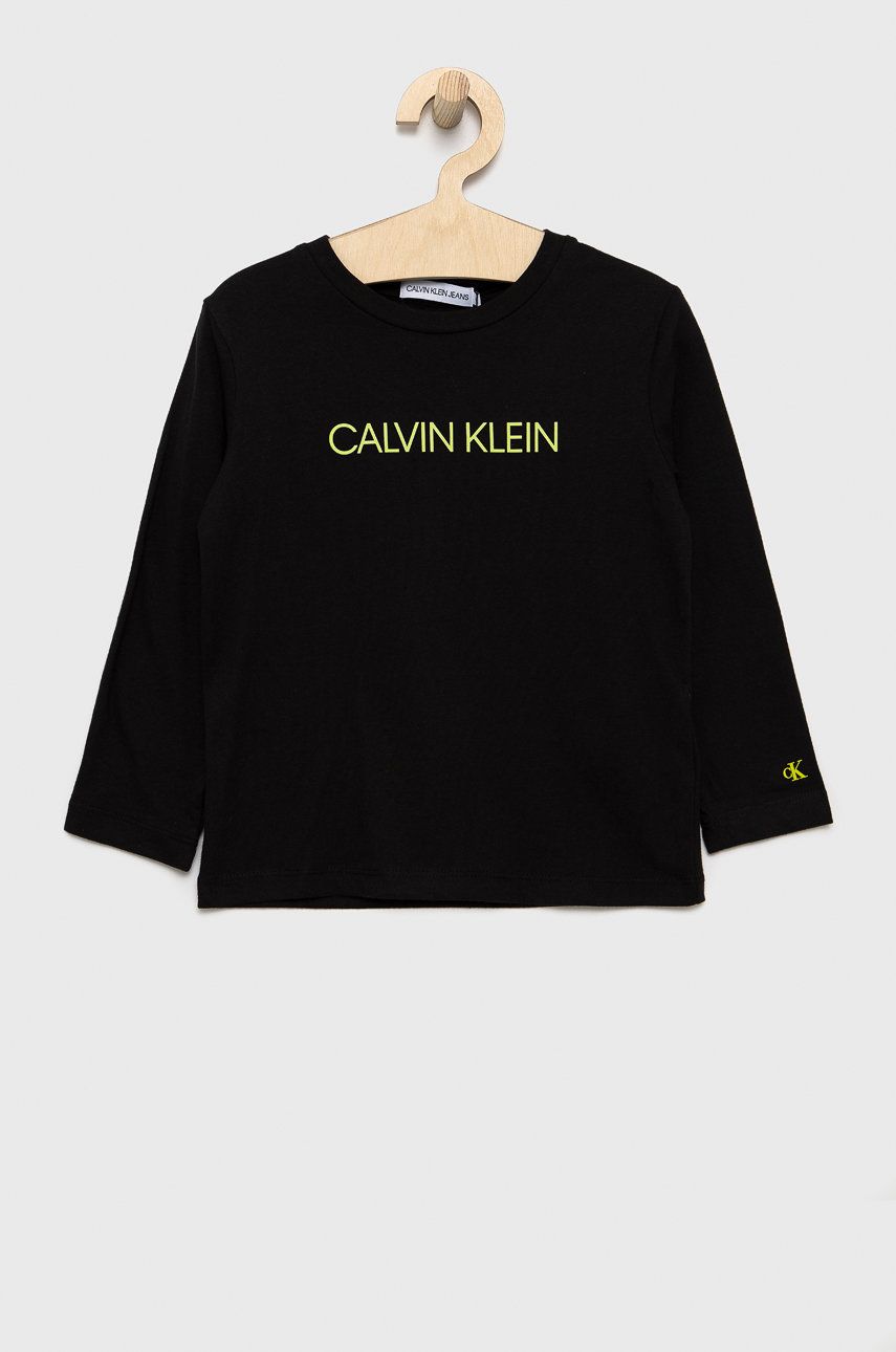 Calvin Klein Jeans - Longsleeve bawełniany dziecięcy