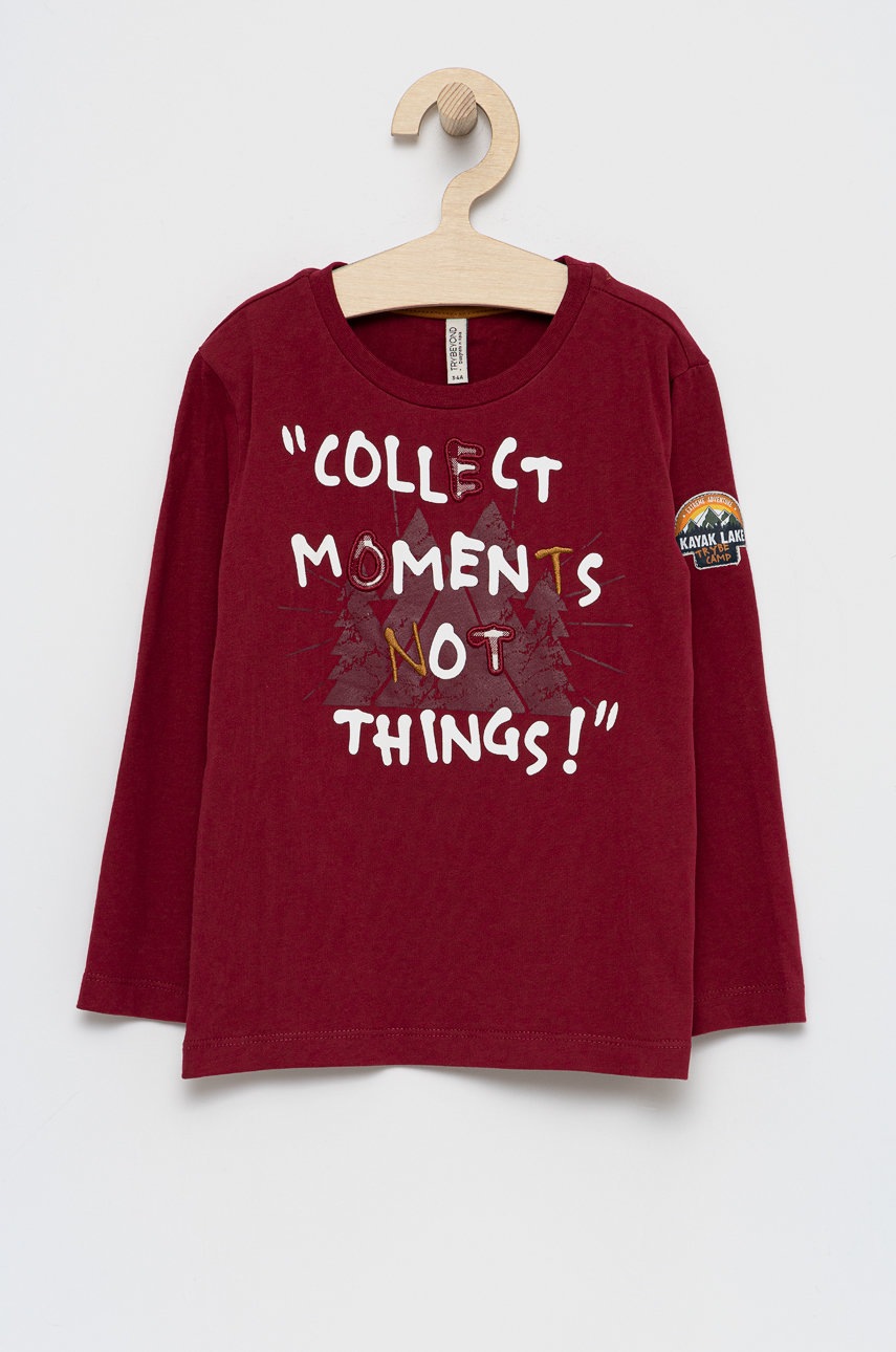 

Birba&Trybeyond - Детска блуза с дълги ръкави, Бордо