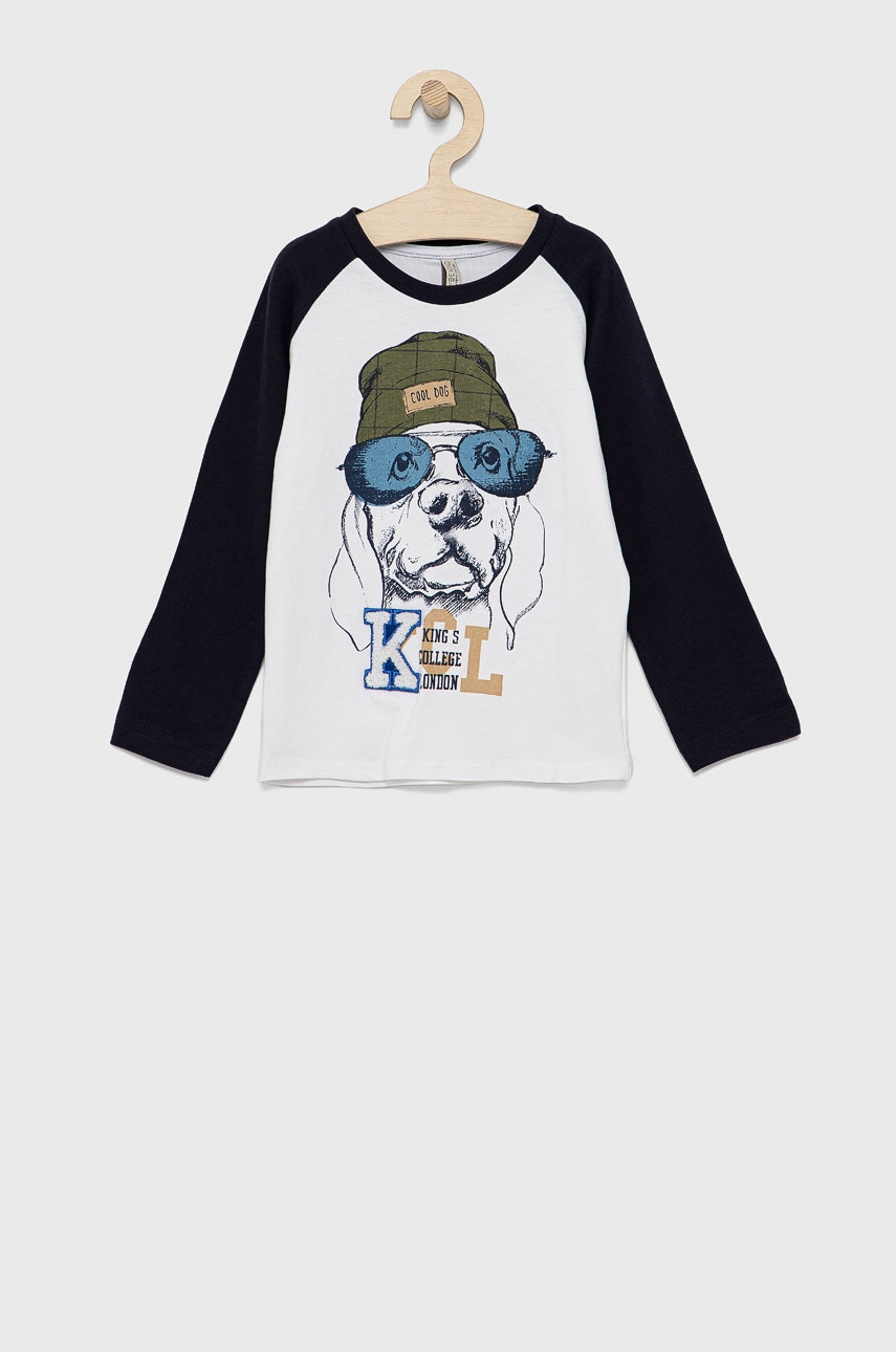 

Birba&Trybeyond - Детска блуза с дълги ръкави, Бял