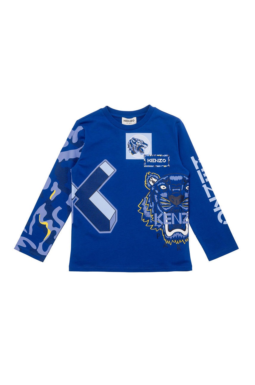 Kenzo kids longsleeve din bumbac pentru copii modelator