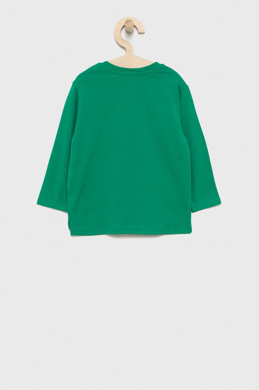 

Хлопковый детский лонгслив United Colors of Benetton с принтом