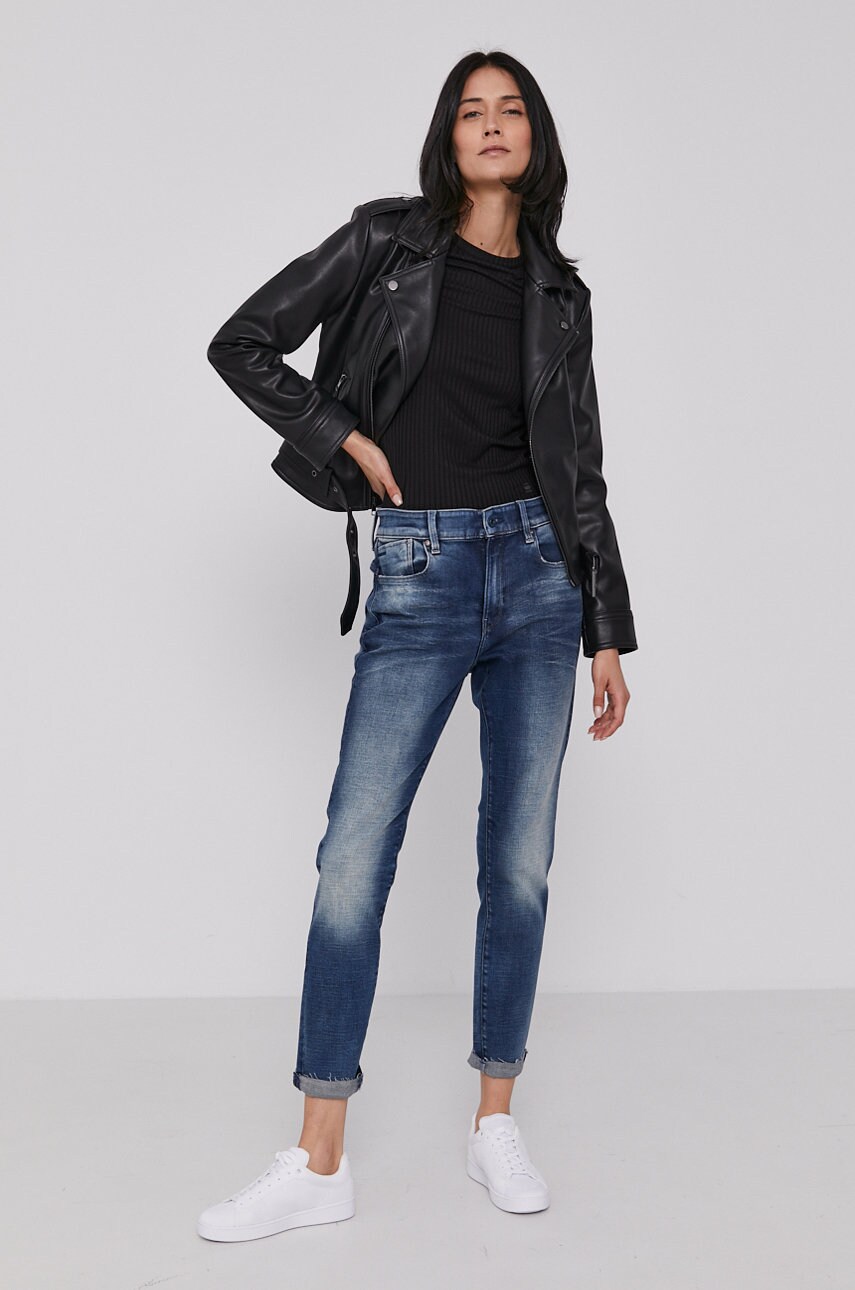 

Лонгслив G-Star Raw женский цвет чёрный