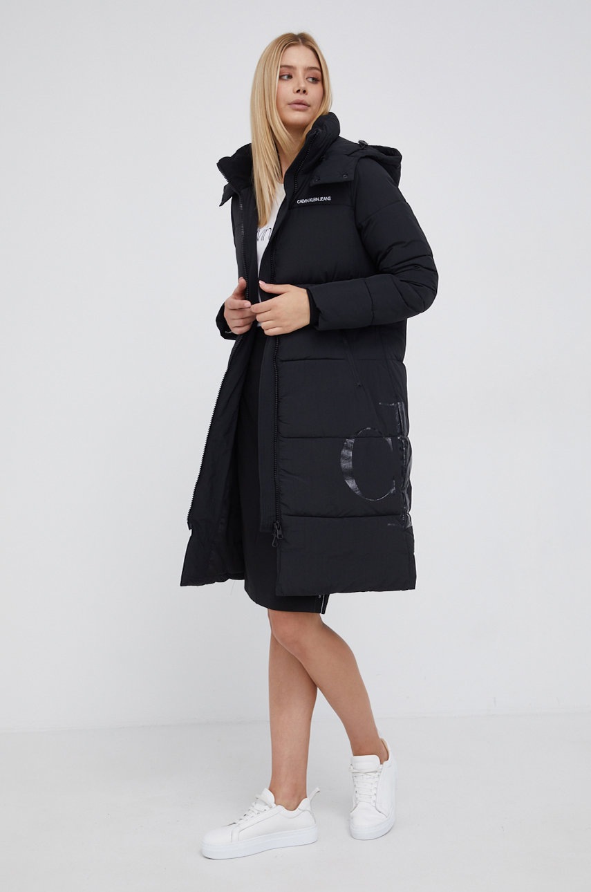 

Хлопковый лонгслив Calvin Klein цвет белый