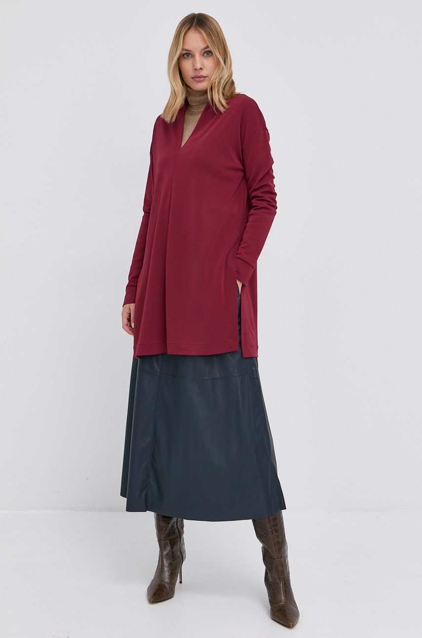 

Блузка Max Mara Leisure женская цвет фиолетовый однотонная