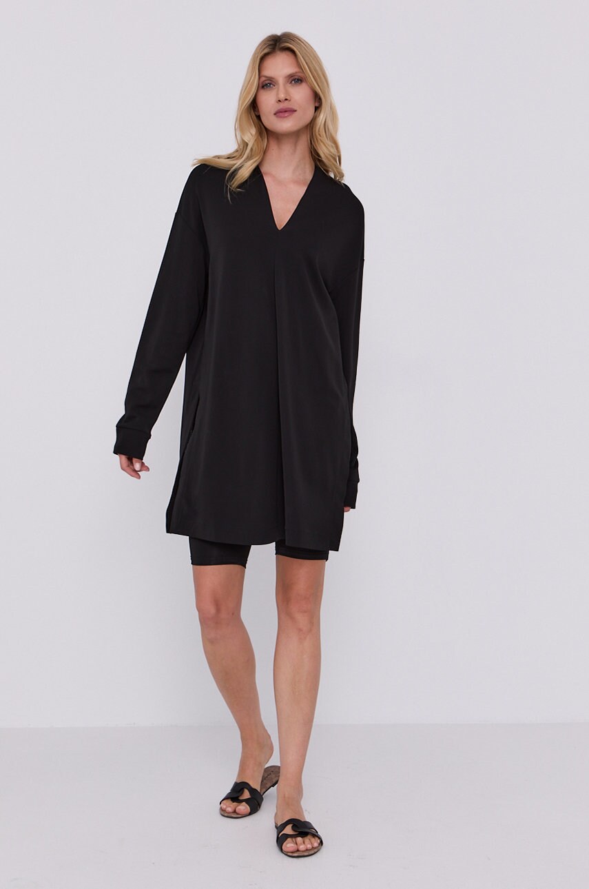 

Блузка Max Mara Leisure жіноча колір чорний однотонна