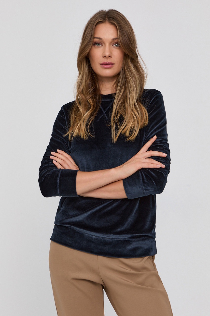 

Кофта Max Mara Leisure жіноча колір синій гладка