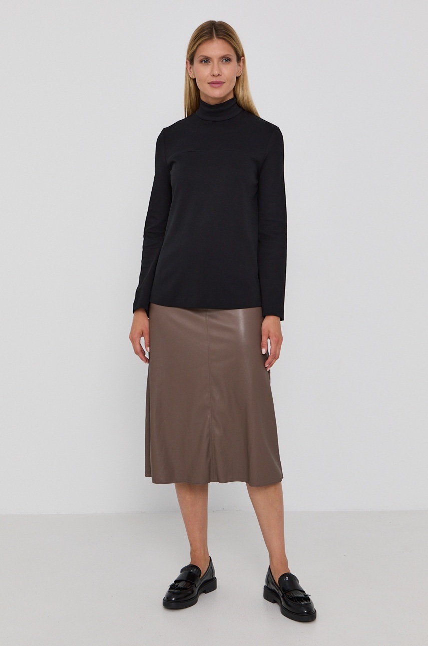 

Блузка Max Mara Leisure женская цвет чёрный гладкая