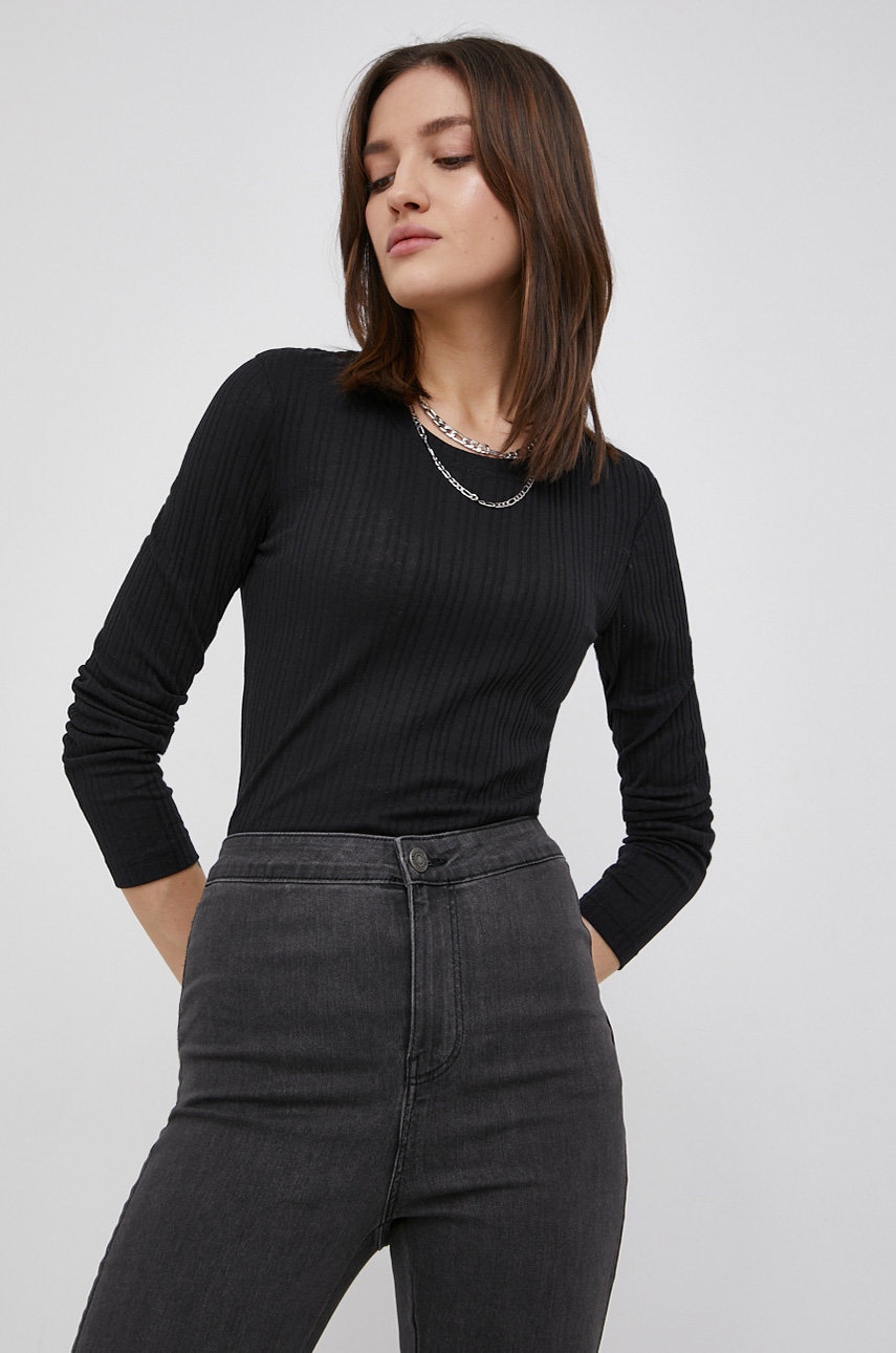 Brave soul longsleeve femei, culoarea negru