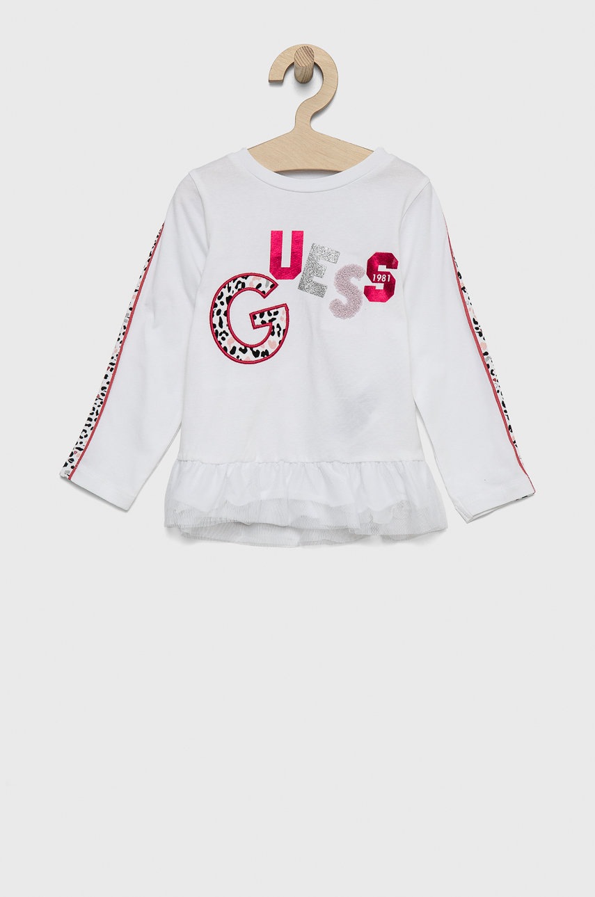 

Guess - Детска блуза, Бял