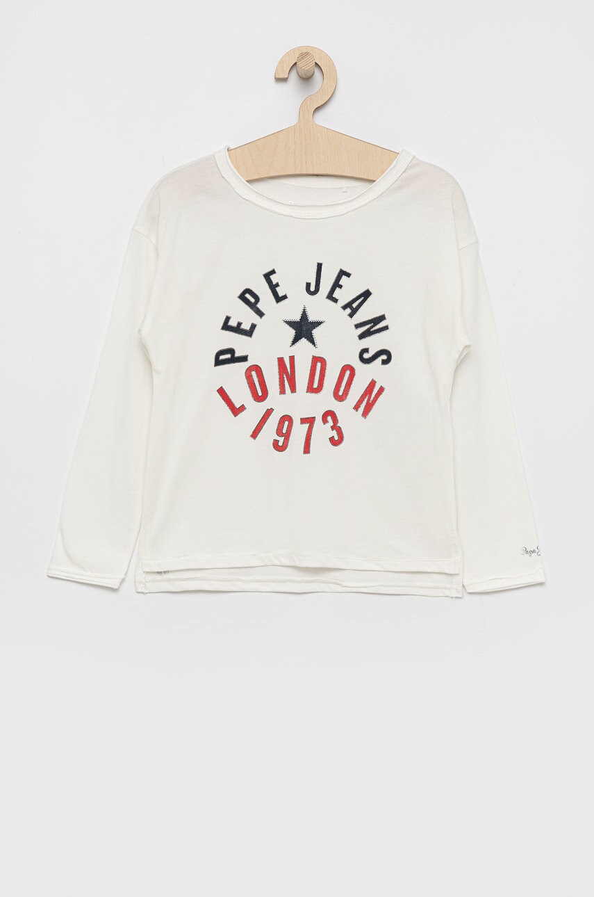 Pepe Jeans - longsleeve din bumbac pentru copii susi