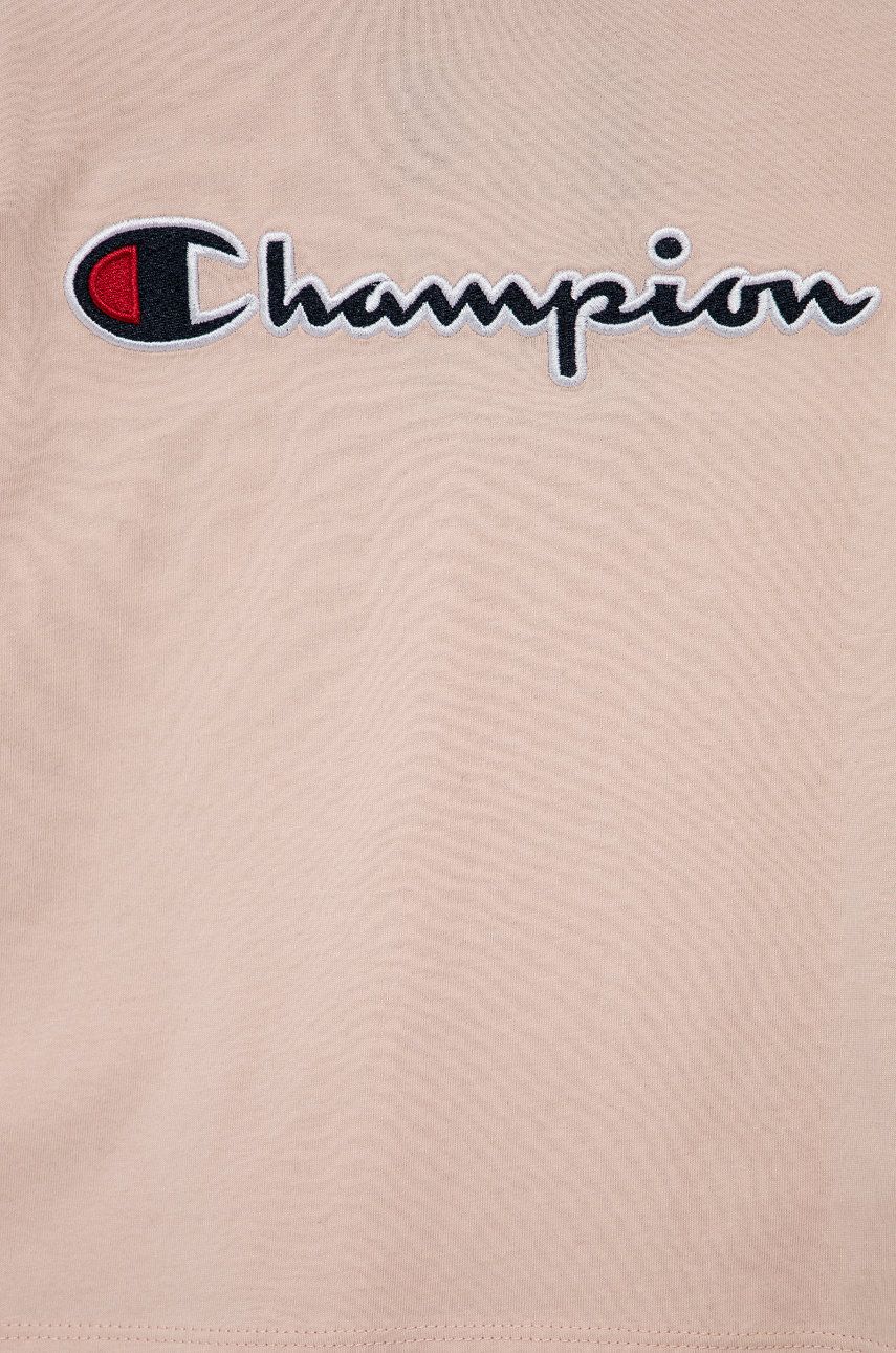 Champion Longsleeve Din Bumbac Pentru Copii 404233 Culoarea Roz