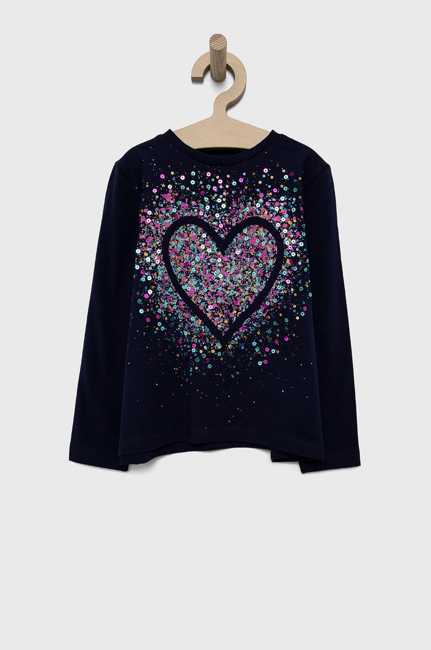 

Детский лонгслив Desigual цвет синий