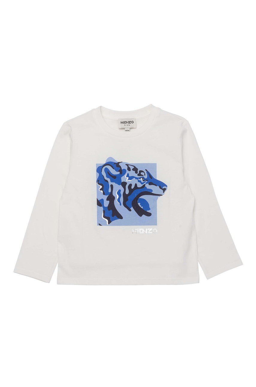 

Детска блуза с дълги ръкави Kenzo Kids в кремаво, Бежов