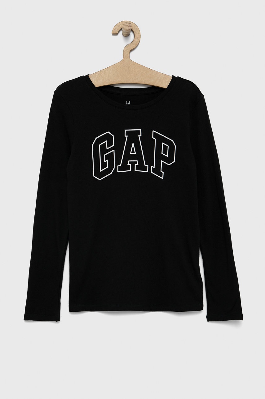 

Детска блуза с дълги ръкави GAP в зелено, Зелен