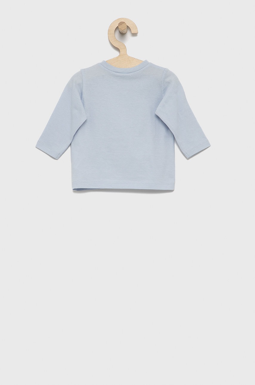 

Хлопковый детский лонгслив United Colors of Benetton с аппликацией
