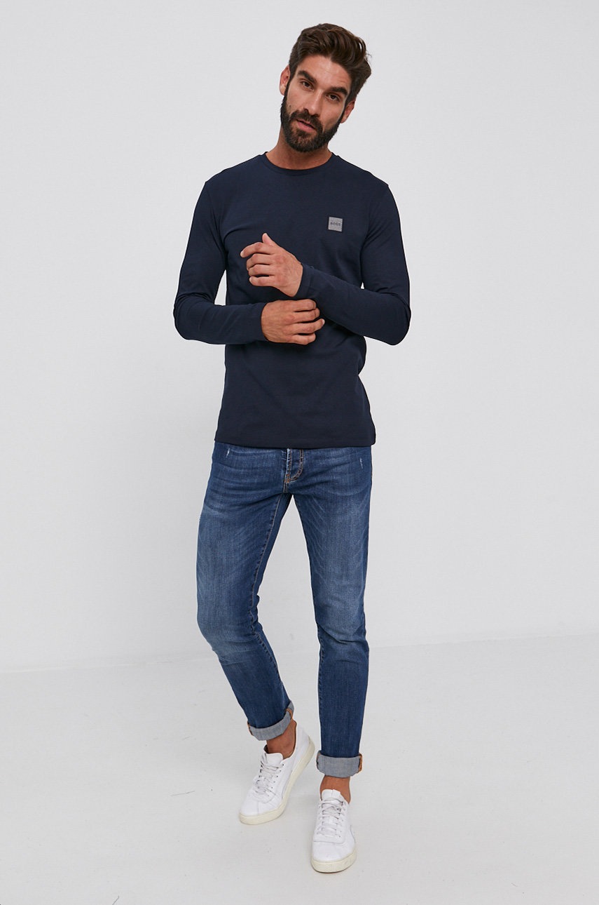 

Boss - Хлопковый лонгслив Boss Casual