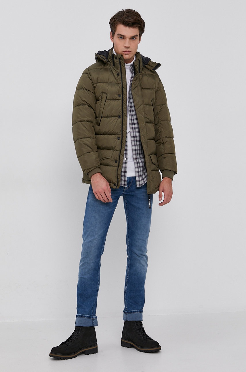 

Хлопковый лонгслив Pepe Jeans цвет белый с аппликацией