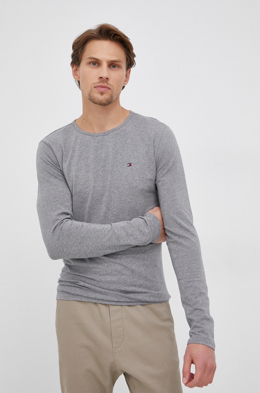 

Блуза с дълги ръкави Tommy Hilfiger (3 броя) мъжка с изчистен дизайн, Многоцветен