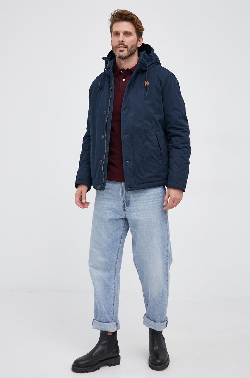 

Хлопковый лонгслив Polo Ralph Lauren цвет бордовый гладкий