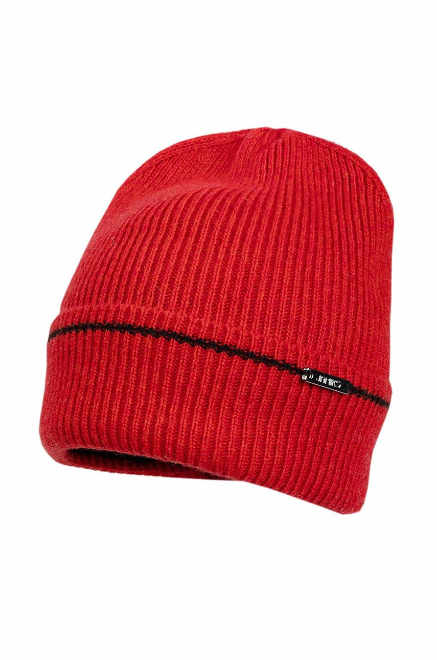 Dětska čepice Jamiks červená barva, - červená -  Podšívka: 100% Bavlna Hlavní materiál: 5%