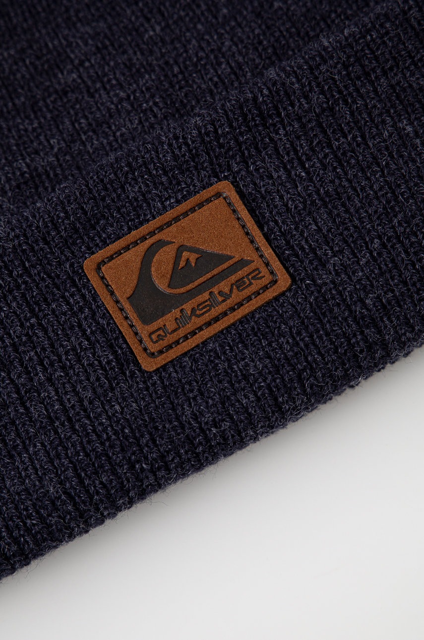 

Шапка Quiksilver колір синій з тонкого трикотажу