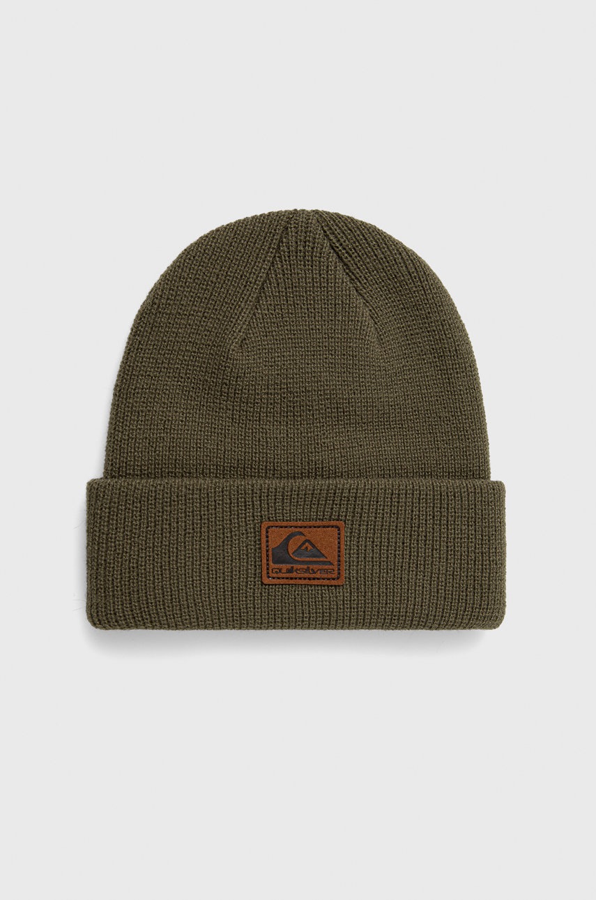 

Шапка Quiksilver в зелено с фина плетка, Зелен