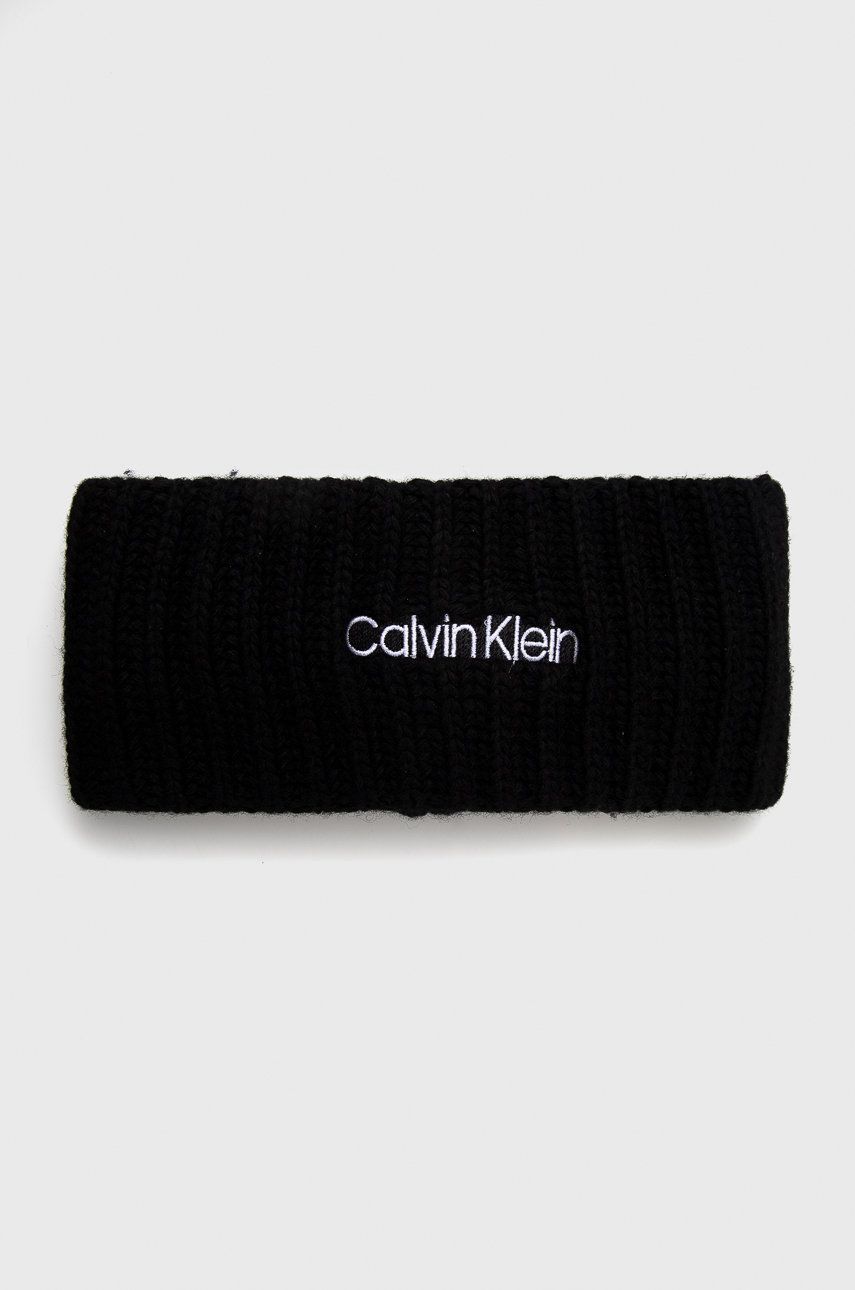 Calvin Klein - Opaska z domieszką wełny