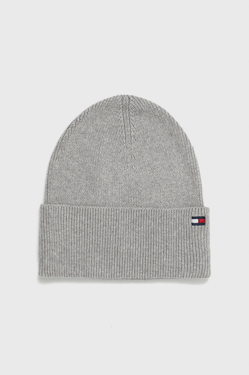 

Шапка та шарф з домішкою кашеміру Tommy Hilfiger колір сірий